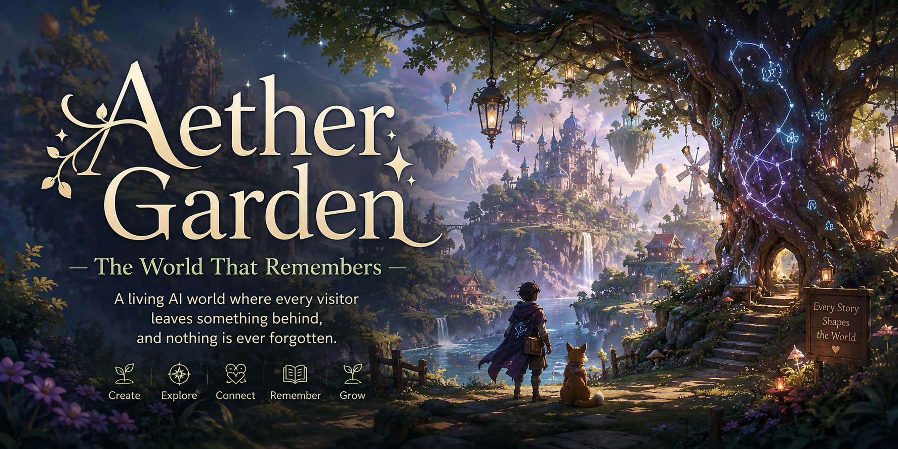 Aether Garden — The World That Remembers
